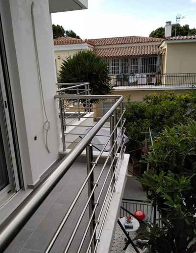 Κάγκελα αλουμινίου ανοδιώμενα