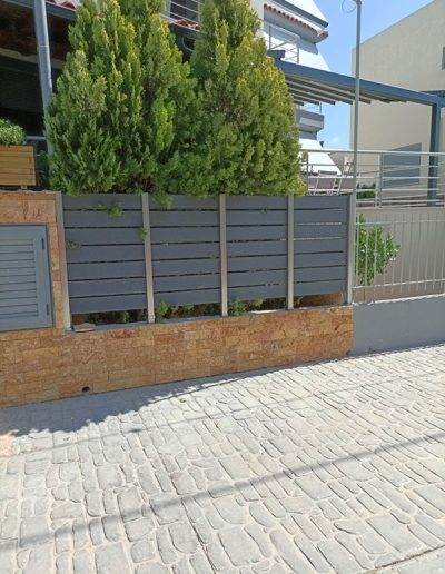 Κάγκελα αλουμινίου ανοδιώμενα