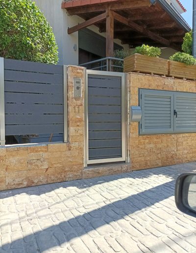Κάγκελα αλουμινίου ανοδιώμενα