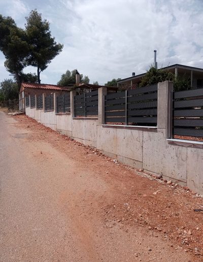 Κάγκελα αλουμινίου ανοδιώμενα